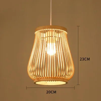 🏮 Japanese Bamboo Chandelier – Handwoven Rattan Pendant Light for Modern Wabi-Sabi Interiors ✨