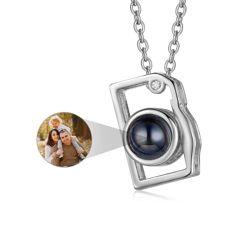 TidyTroves™ – Memory Projection Necklace (Hold A Photo Inside)