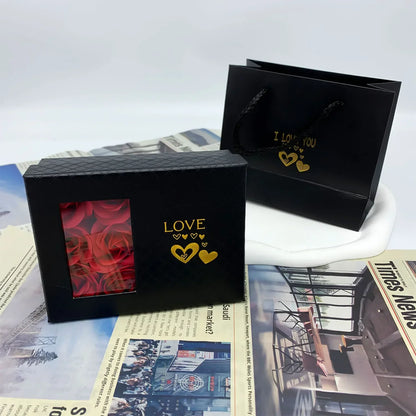 💝 Window-Opening Rose Jewelry Gift Box – Hidden Surprise of Love 🌹✨