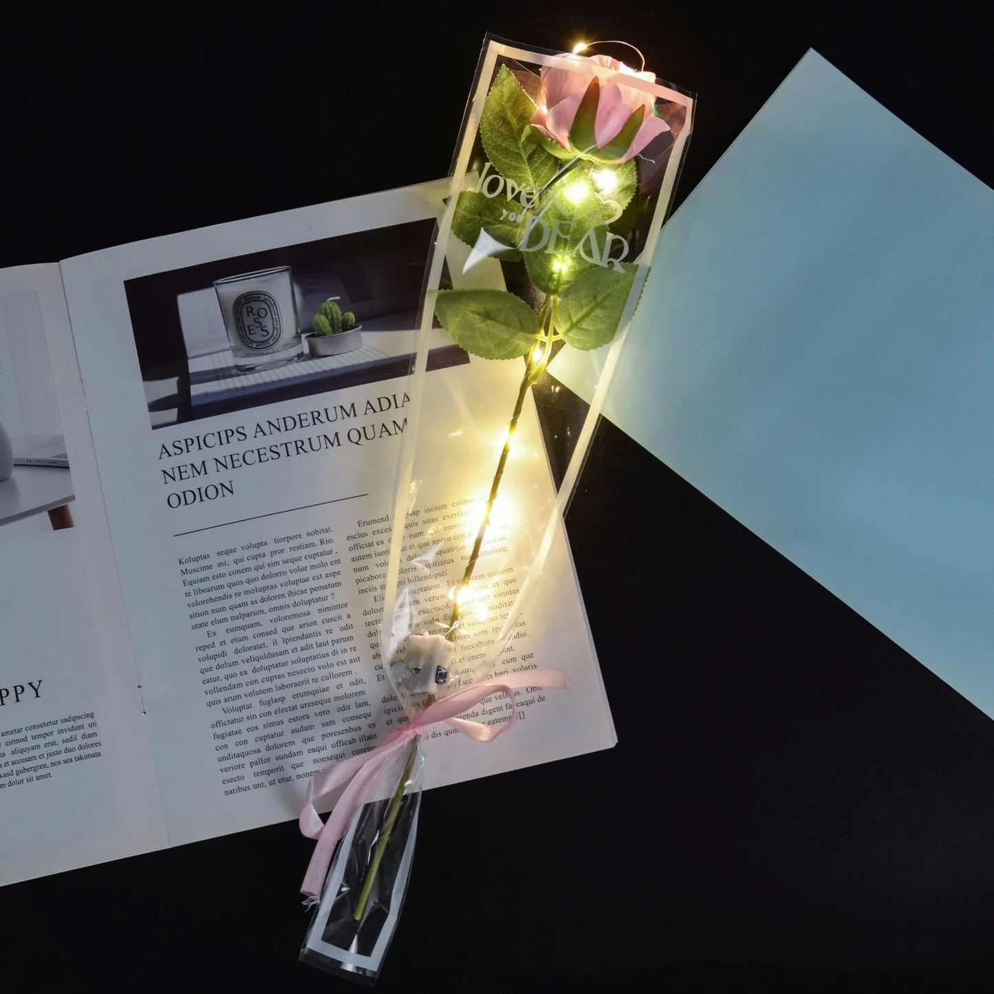 🌹 Glowing LED Rose – A Single Flower That Speaks Forever 💡💖