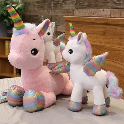 🦄 Huggable Rainbow Unicorn Plush – The Cutest Valentine Hug 💖✨