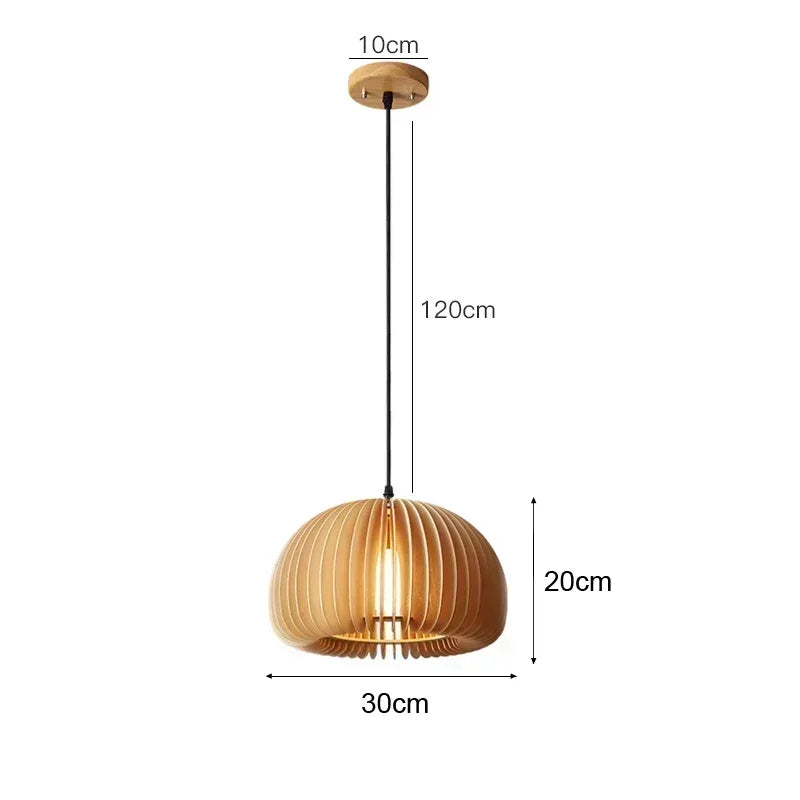 🌾 2025 Handwoven Bamboo Rattan Pendant Lamp – Japanese Style Ceiling Light for Bedroom, Dining & Living Spaces ✨