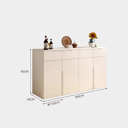 ✨ Modern Space-Saving Nightstand Cabinet – Multi-Door Storage, Vintage Minimalist Bedside Cupboard (80-158cm)