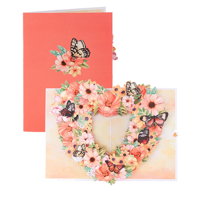 💌 3D Pop-Up Flower Greeting Card – A Blooming Surprise of Love 🌸✨