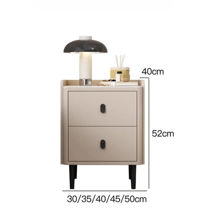 ✨ Modern Nordic Nightstand – Minimalist Drawer Storage Bedside Table
