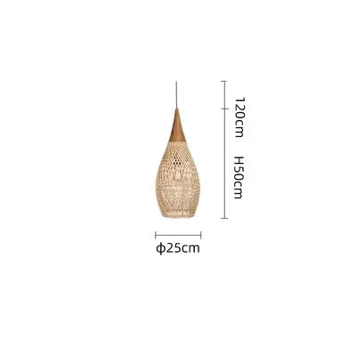 🌾 JOYINLED Japanese Rattan Pendant Lamp – Handwoven Minimalist Hanging Light for Home, Café & Studio Spaces 🏮✨