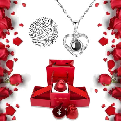 100 Languages “I Love You” Necklace Gift Box