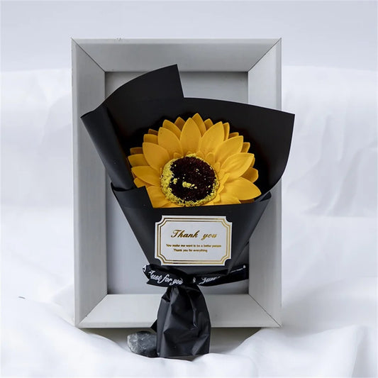 🌹 Single Rose Soap Bouquet – Minimal Valentine Gift for love ❤️