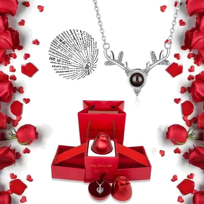 100 Languages “I Love You” Necklace Gift Box