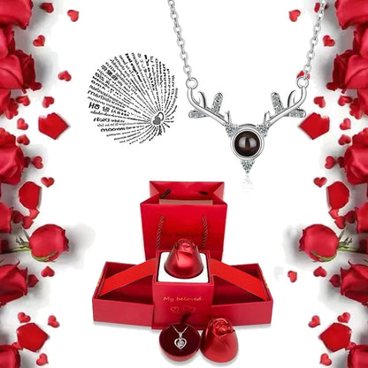 100 Languages “I Love You” Necklace Gift Box