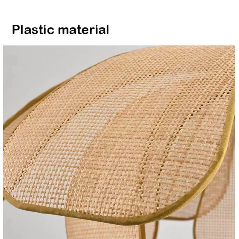 🌸 Handwoven Rattan Petal Pendant Light – Japanese Retro Chandelier for Dining & Living Room Serenity 🌿✨