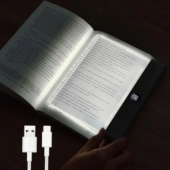 📖 LED Flat Panel Book Light – Eye-Care Reading Lamp for Night Reading 🌙✨