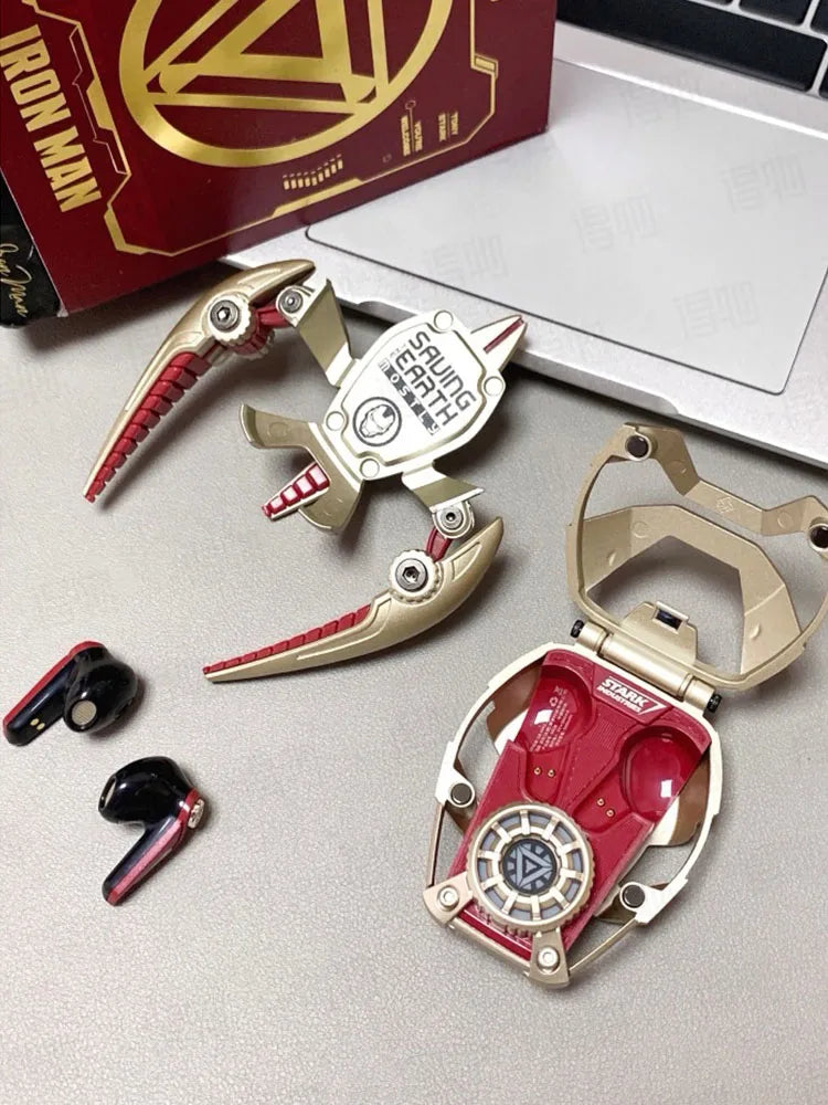 Iron Man Inspired ANC Wireless Earbuds ✨