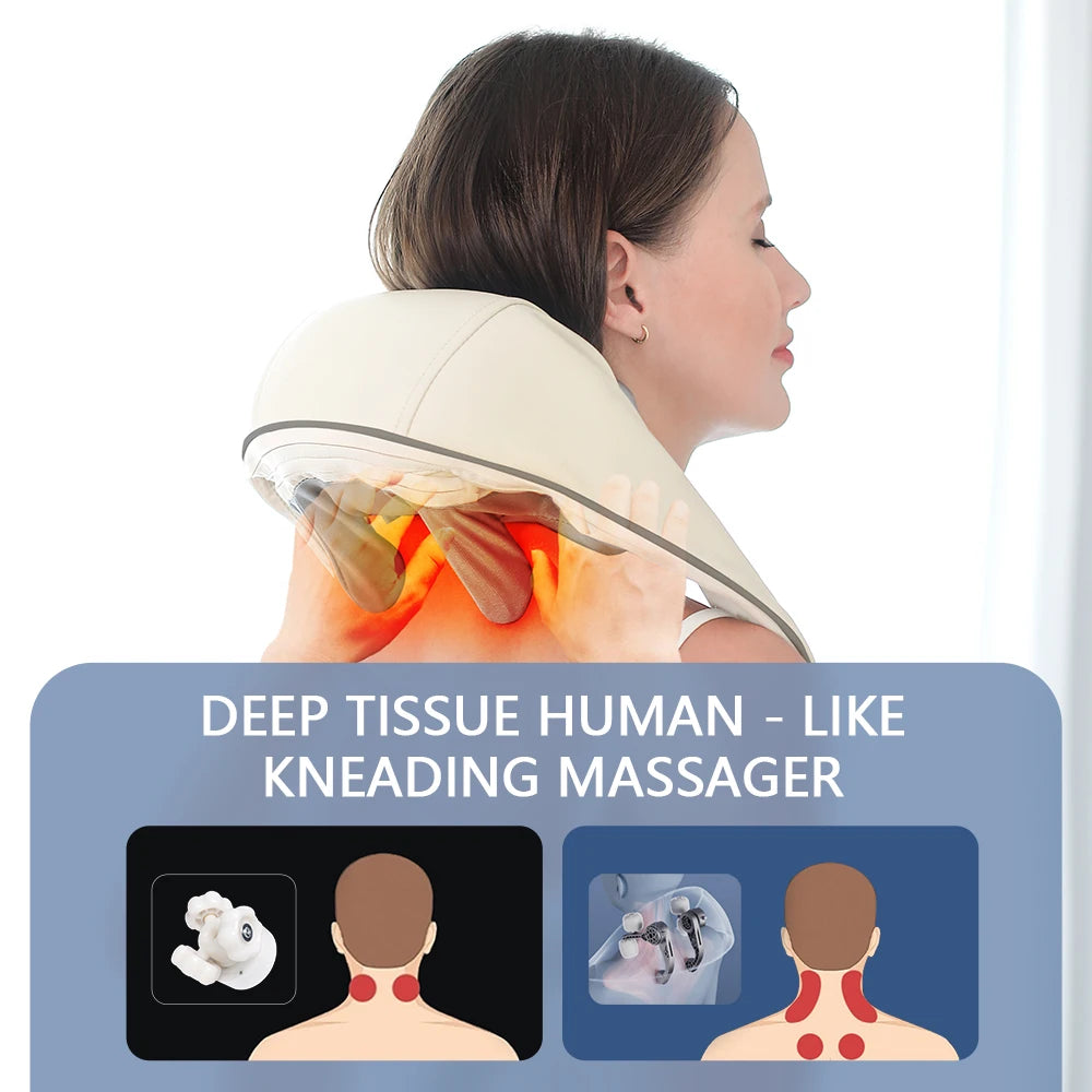 TIDY TROVES ™ Deep Relief Neck & Shoulder Massager