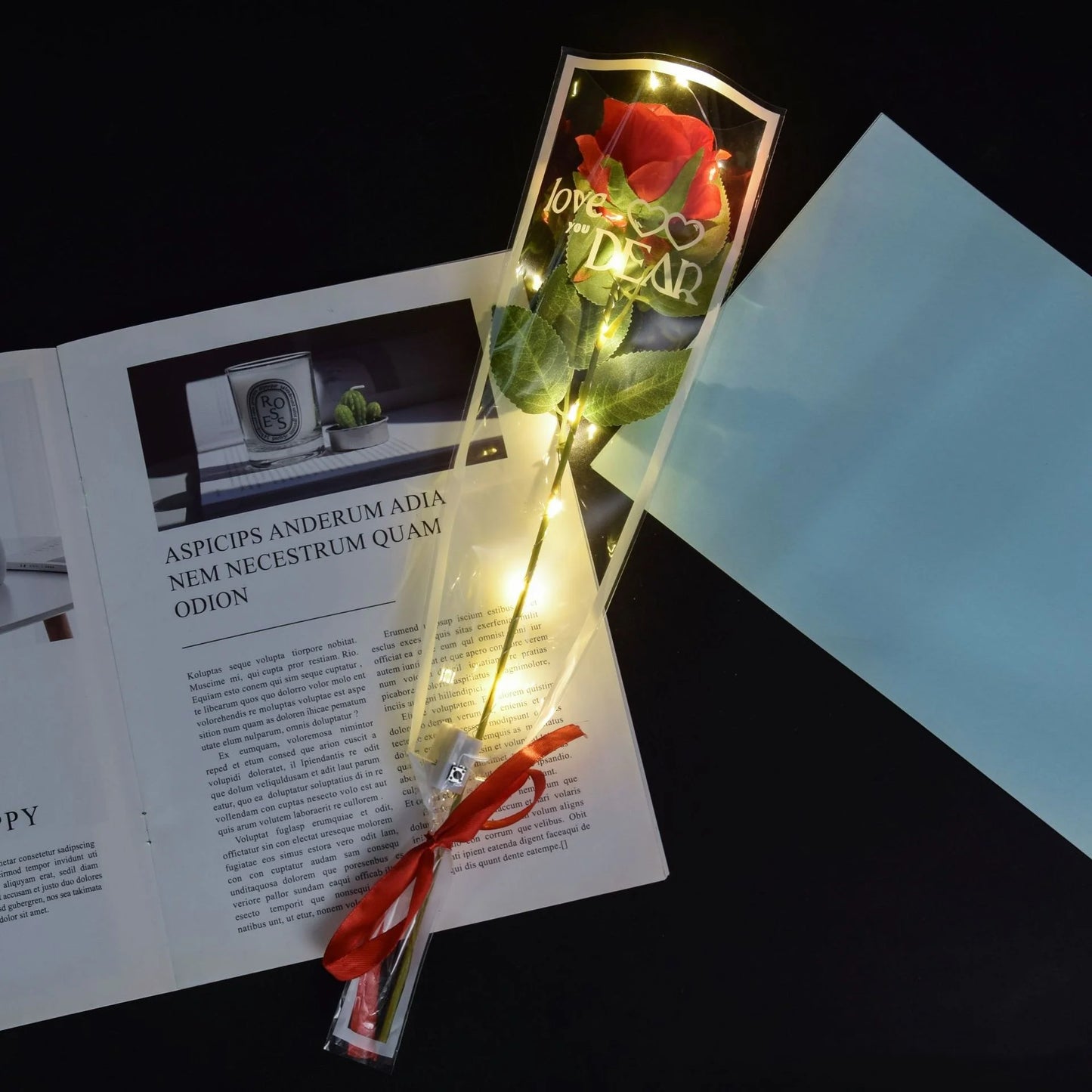 🌹 Glowing LED Rose – A Single Flower That Speaks Forever 💡💖