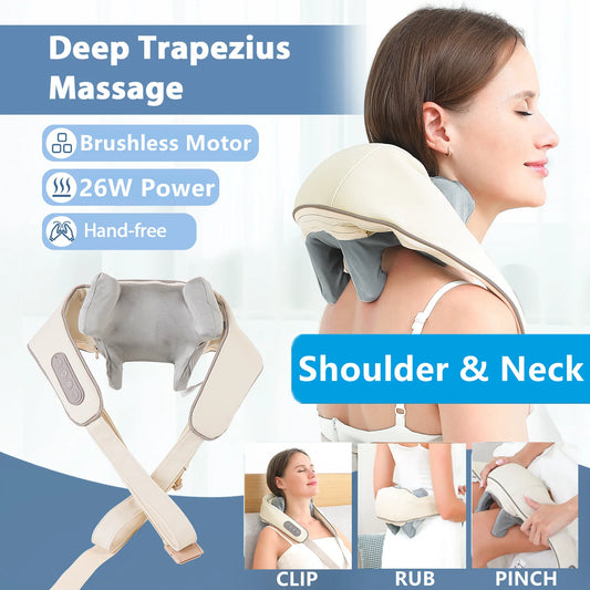 TIDY TROVES ™ Deep Relief Neck & Shoulder Massager