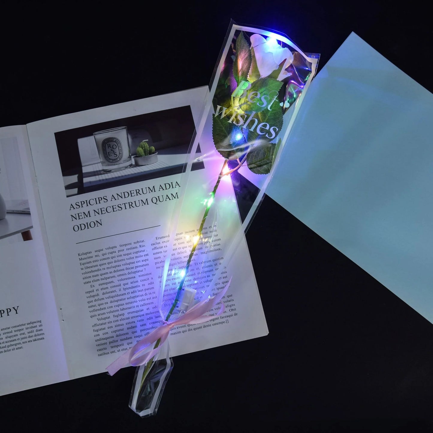🌹 Glowing LED Rose – A Single Flower That Speaks Forever 💡💖