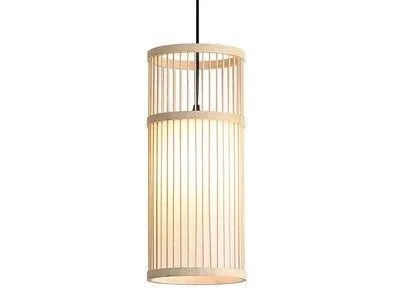 🏮 Japanese Bamboo Chandelier – Handwoven Rattan Pendant Light for Modern Wabi-Sabi Interiors ✨