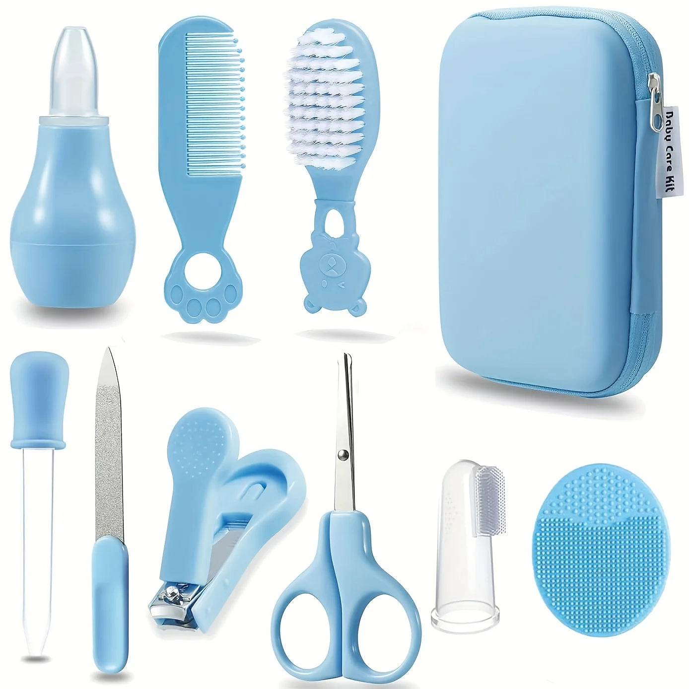 Complete Baby Grooming Kit with Travel Case