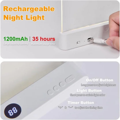 📖 LED Flat Panel Book Light – Eye-Care Reading Lamp for Night Reading 🌙✨