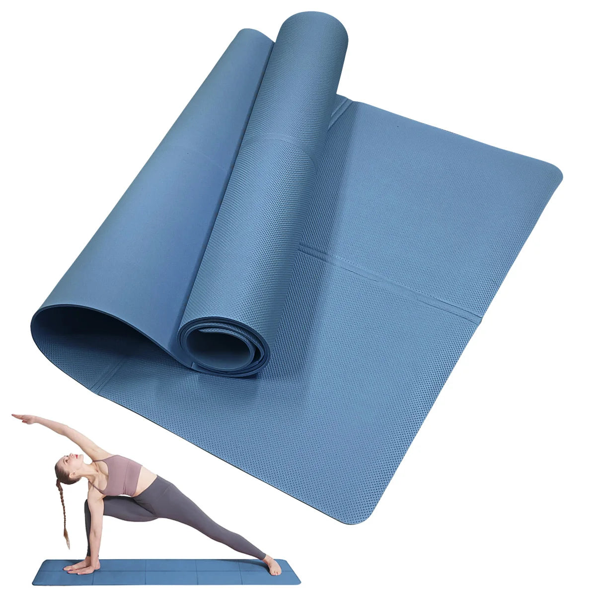 4MM Thick EVA Comfort Yoga Mat — Stretch, Relax & Protect Your Joints