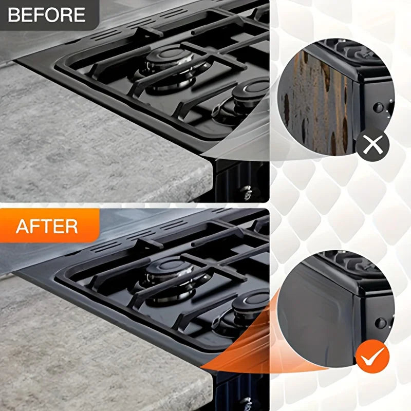 Stainless steal stove gap cover