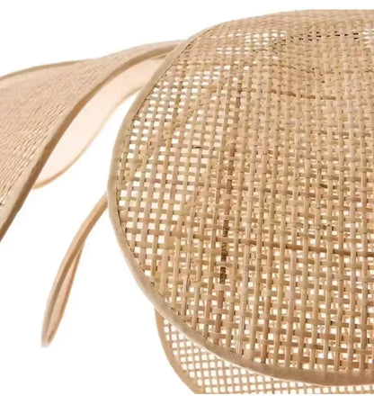 🌸 Japanese Petal Rattan Pendant Lamp – Handwoven Flower Ceiling Light for Dining, Living & Bedroom Spaces 🌿✨