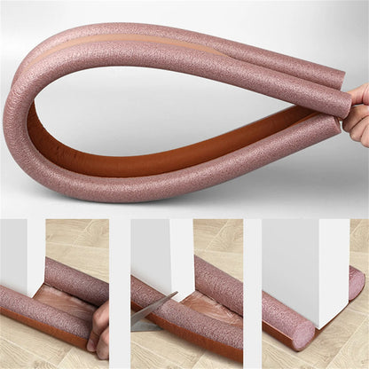 ❄️ Winter Door Draft Stopper Seal Strip — Block Cold Air, Save Heat & Stay Cozy (90 cm X 12 cm)