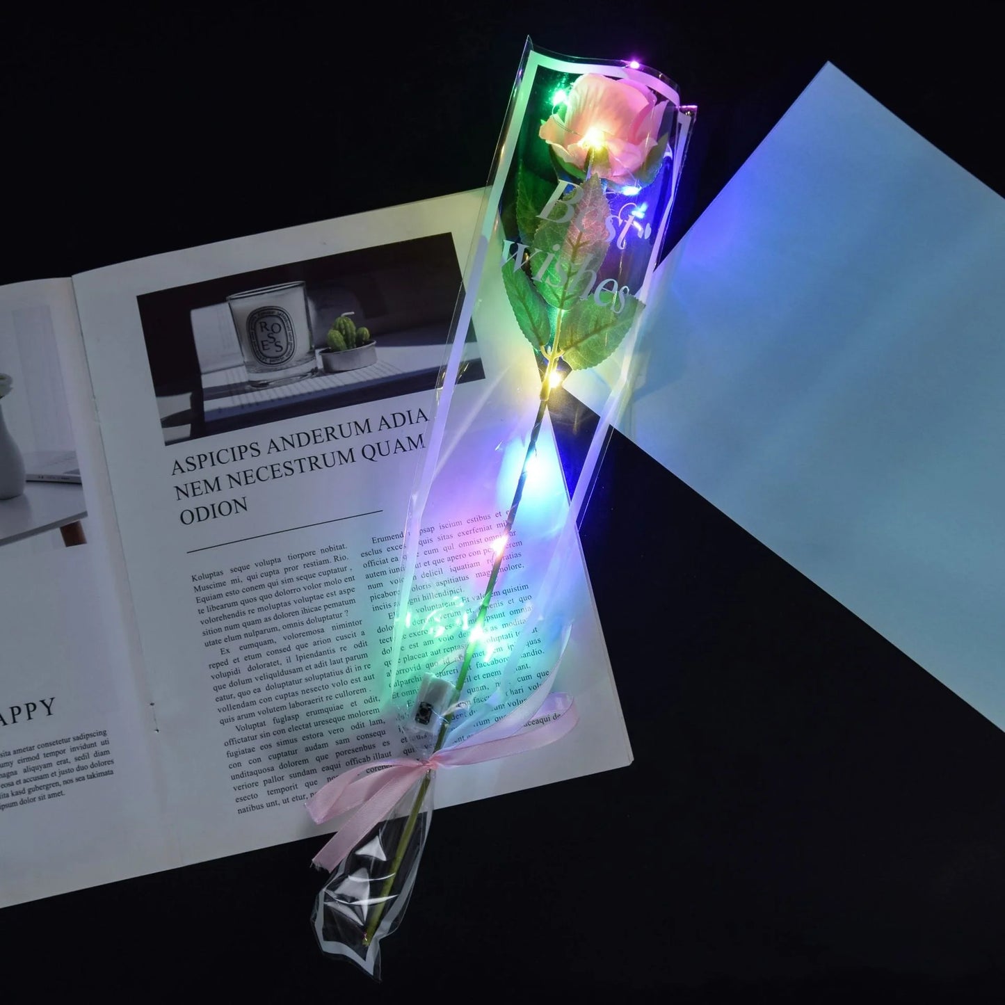 🌹 Glowing LED Rose – A Single Flower That Speaks Forever 💡💖