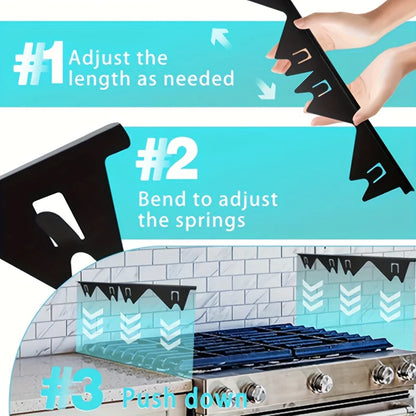 Stainless steal stove gap cover