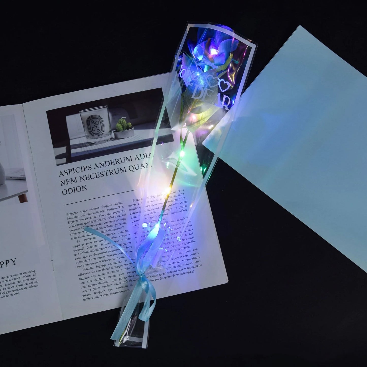 🌹 Glowing LED Rose – A Single Flower That Speaks Forever 💡💖