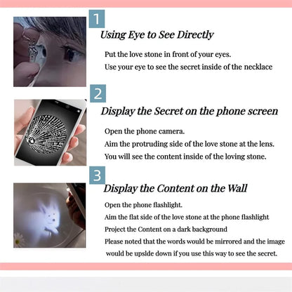 TidyTroves™ – Memory Projection Necklace (Hold A Photo Inside)