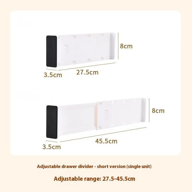 Expandable Drawer Divider – Adjustable Storage Separator for Clothes, Kitchen & Home Drawers