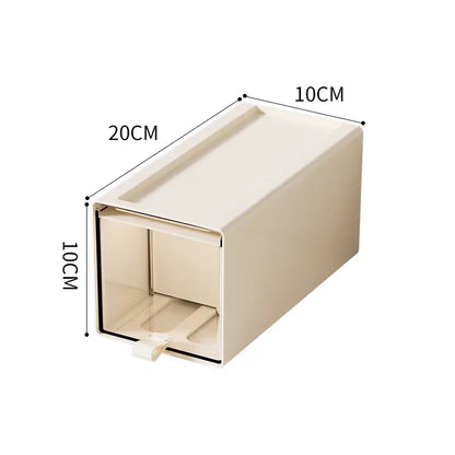 🧸✨ Clear-Front Collectible Drawer Organizer – Desktop Display Storage for Mini Figures, Toys & Cute Decor