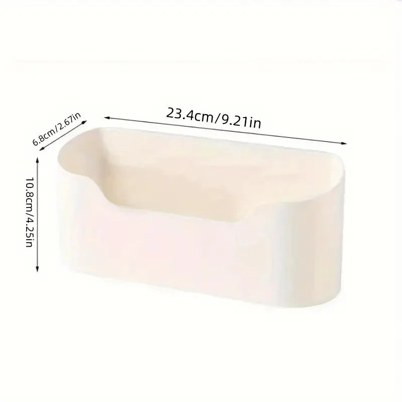 Door-Mounted Storage Pocket – Multi-Use Cabinet Organizer for Kitchen and Bathroom