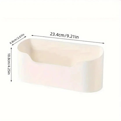 Door-Mounted Storage Pocket – Multi-Use Cabinet Organizer for Kitchen and Bathroom