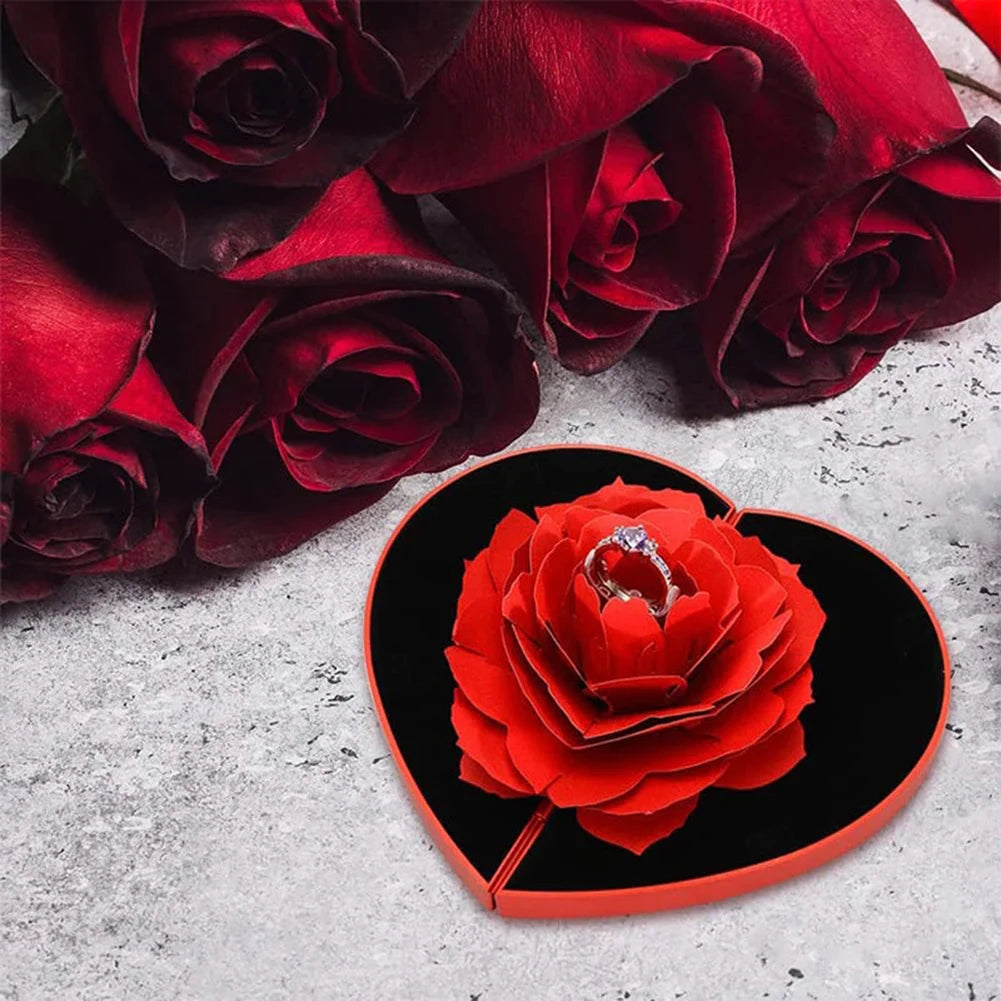 🌹 Eternal Rose Surprise Gift Box – Hidden Jewelry Drawer Valentine Gift 💝