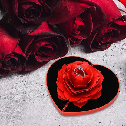 🌹 Eternal Rose Surprise Gift Box – Hidden Jewelry Drawer Valentine Gift 💝