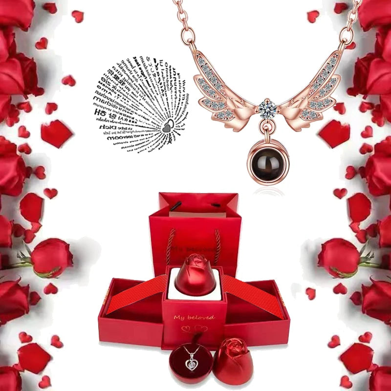 100 Languages “I Love You” Necklace Gift Box