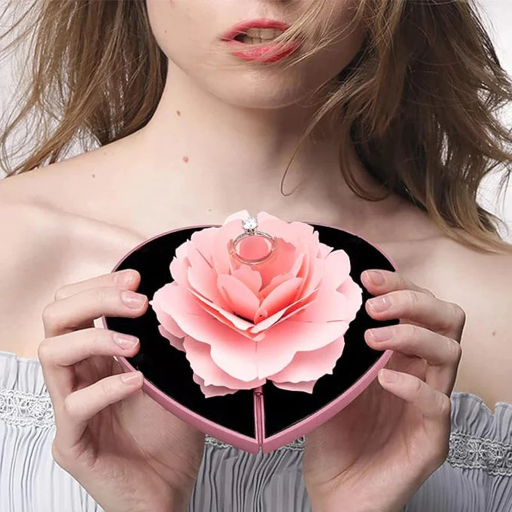 🌹 Eternal Rose Surprise Gift Box – Hidden Jewelry Drawer Valentine Gift 💝