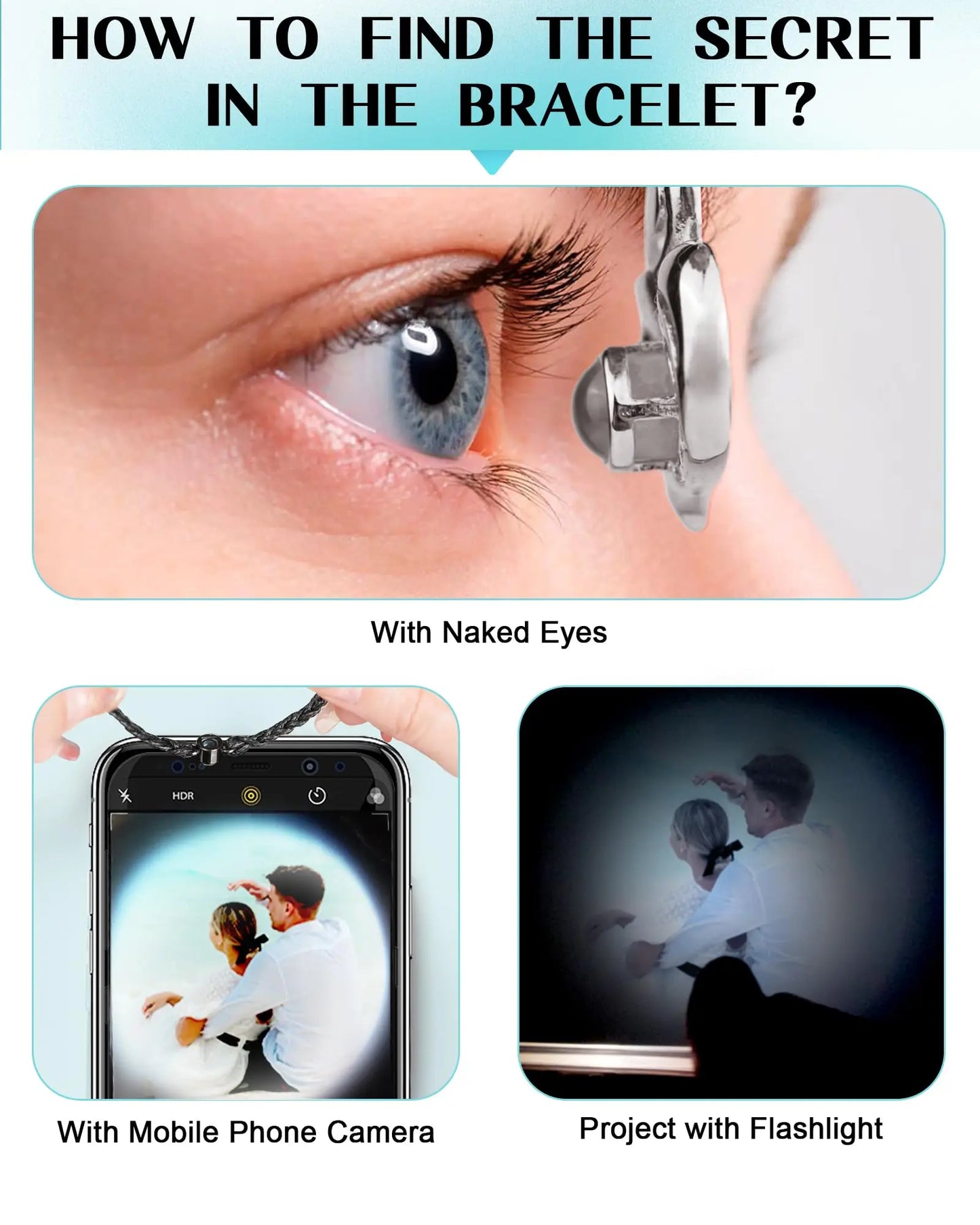 TidyTroves™ – Memory Projection Necklace (Hold A Photo Inside)