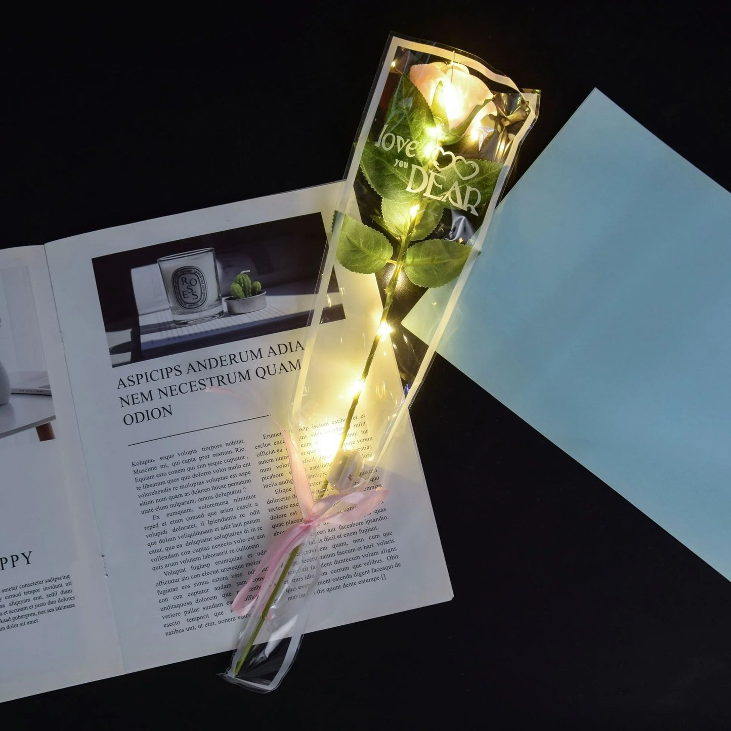 🌹 Glowing LED Rose – A Single Flower That Speaks Forever 💡💖