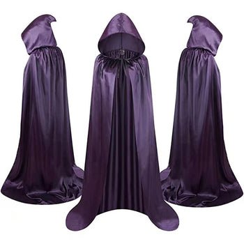 ✨ “Halloween Wizard Cloak – Kids Hooded Costume Cape with Mantle”
