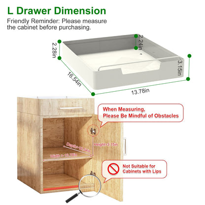 TidyTroves™ Pull-Out Cabinet Organizer (2-Pack)