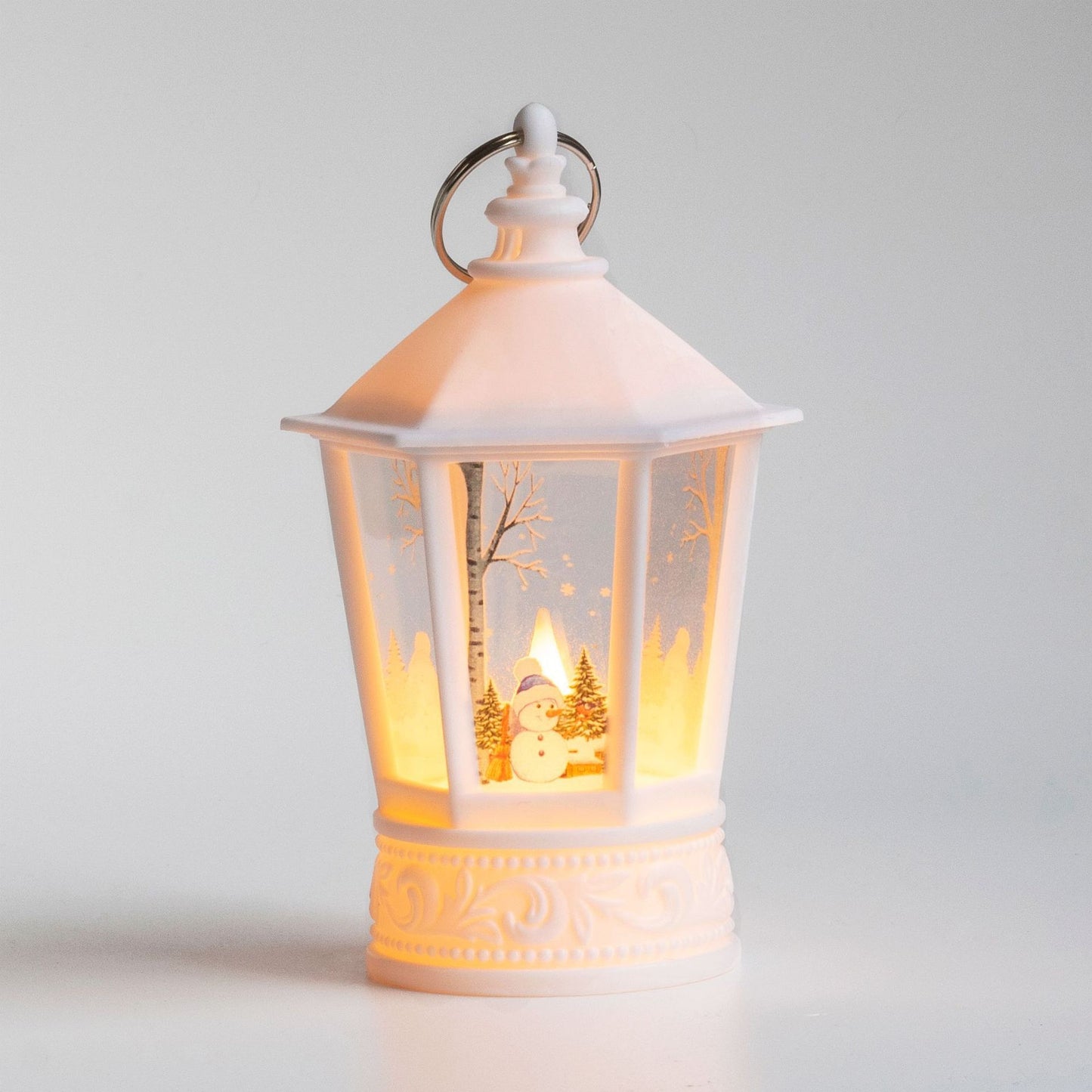 Santa Claus & Snowman Christmas LED Lanterns – Magical Holiday Home Décor ✨