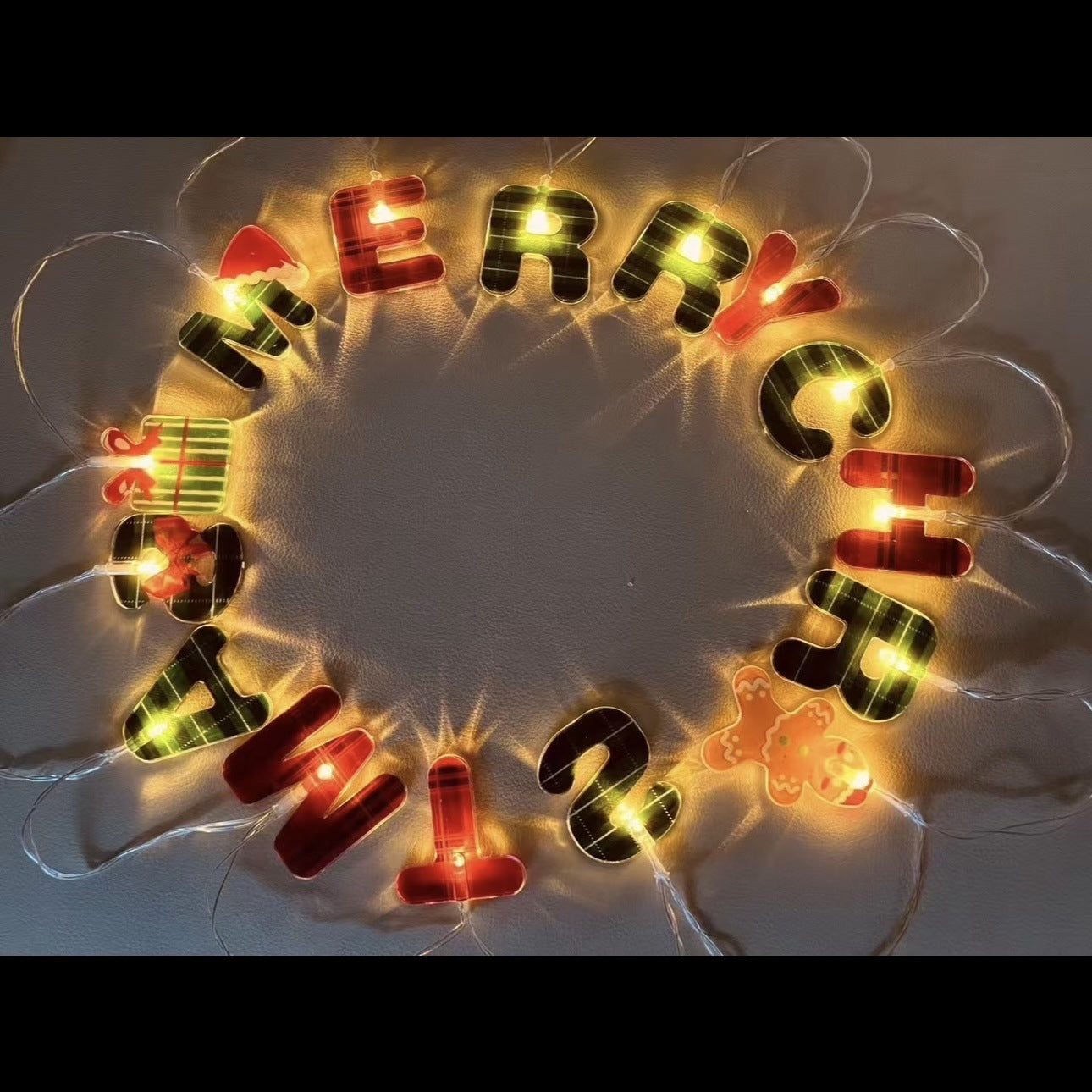 LED Santa String Lights – Magical Christmas Tree Decor ✨