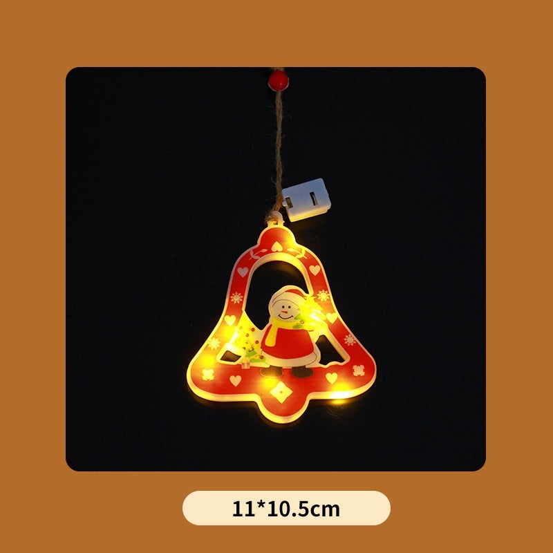 Warm Glow Christmas Pendant Lights – Cozy Wooden Ornaments That Light Up Your Holidays ✨