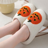 ✨ “Halloween Pumpkin Slippers – Cozy Cartoon Indoor House Shoes”