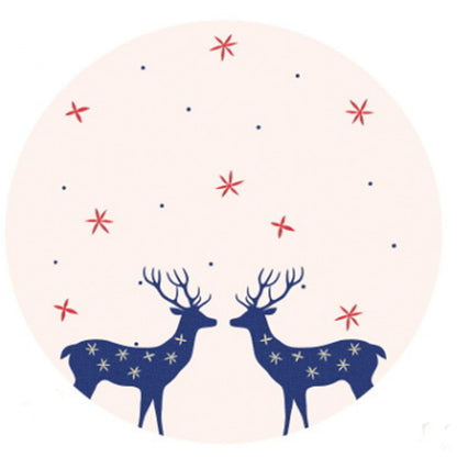 Red “Merry Christmas” Cartoon Tree Skirt – 90cm Soft Flannel Base Mat with Santa, Reindeer & Bear Design  Festive Holiday Decor for Families
