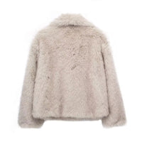 "✨ Cozy Teddy Faux Fur Coat  – Stay Warm & Stylish This Winter ❄️"